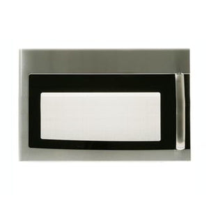 GE APPLIANCE WB56X44648 MICROWAVE STAINLESS STEEL DOOR ASSEMBLY WITH GE LOGO - GENUINE OEM PART