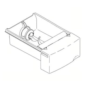 GE APPLIANCE WR29X43991 (old WR17X24426) REFRIGERATOR BUCKET AND AUGER (genuine oem part)