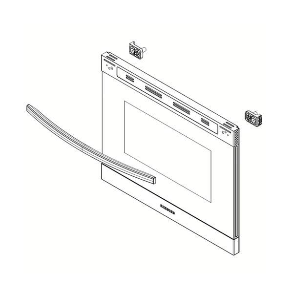 SAMSUNG DG94-04084A OVEN DOOR OUTER PANEL ASSEMBLY (GENUINE OEM PART)