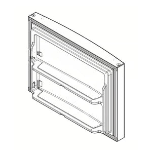 FRIGIDAIRE 5304532785 FREEZER DOOR BLACK (GENUINE OEM PART)