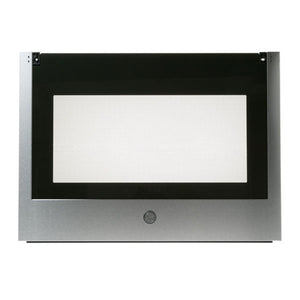 GE APPLIANCE WB56X43366 RANGE OUTER DOOR W/LOGO (STAINLESS STEEL) (GENUINE OEM PART)