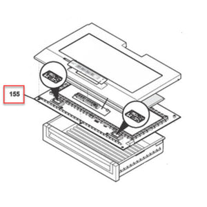 FRIGIDAIRE 241803403 DELI COVER FRAME (GENUINE OEM PART)