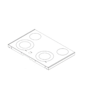 GE APPLIANCE WB62X45231 RANGE MAINTOP GLASS ASSEMBLY (GENUINE OEM PART)