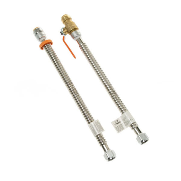 GE APPLIANCE PM77X002 18-IN CORRUGATED QUICK CONNECTOR KIT (GENUINE OEM PART)