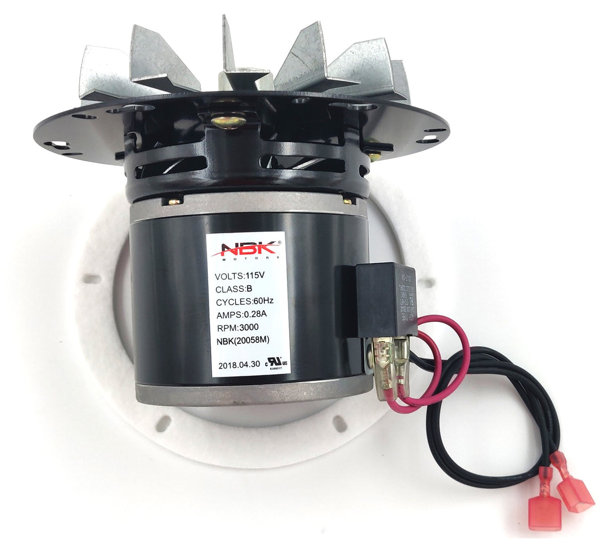 PELLET STOVE MOTOR INSERT ONLY REPLACEMENT FOR FASCO 7021-9778