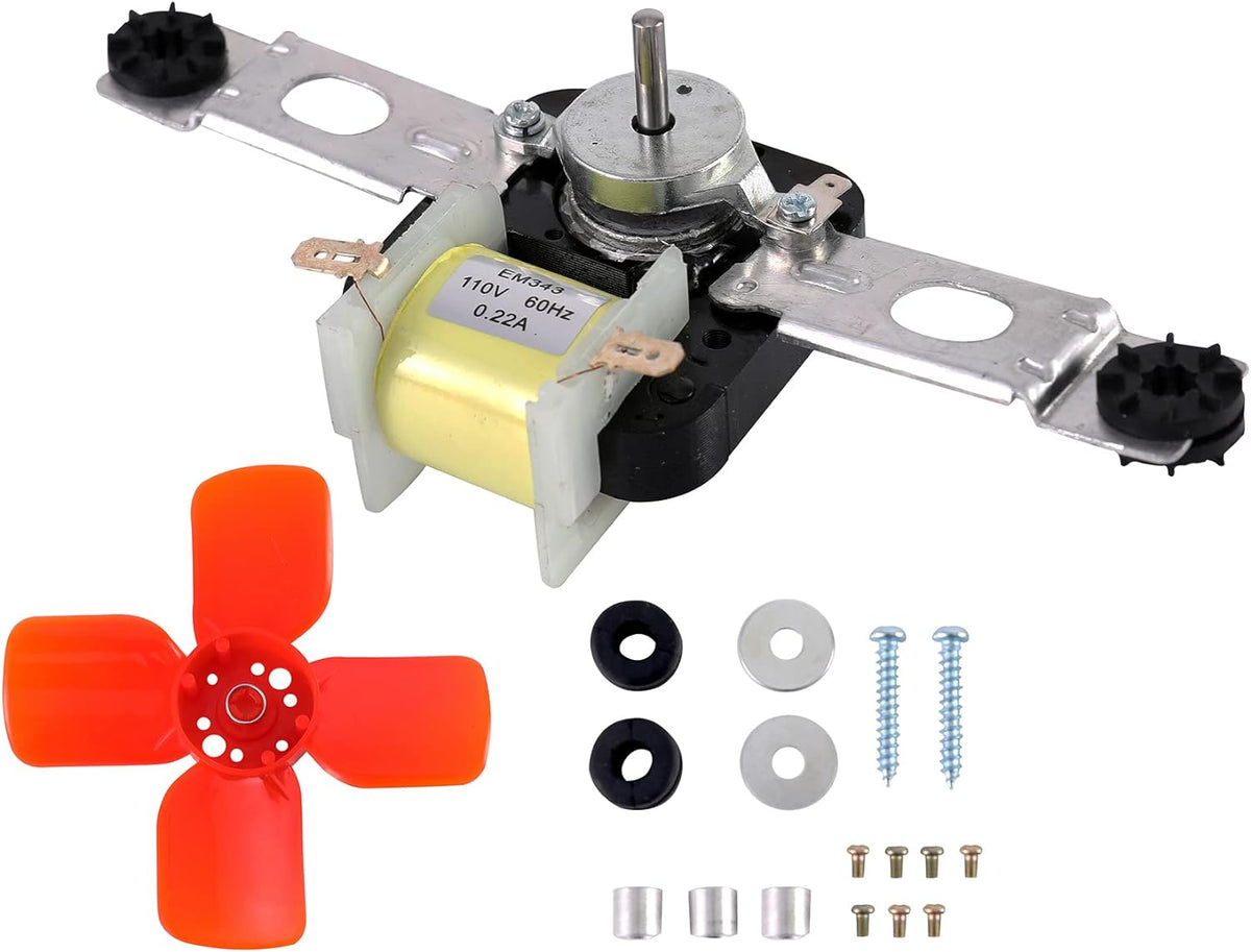 WHIRLPOOL 482731 REFRIGERATOR EVAPORATOR MOTOR WITH FAN (GENUINE OEM PART)