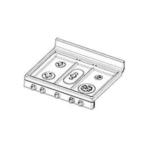 SAMSUNG DG94-04116A COOKTOP FRAME MODULE ASSEMBLY (GENUINE OEM PART)