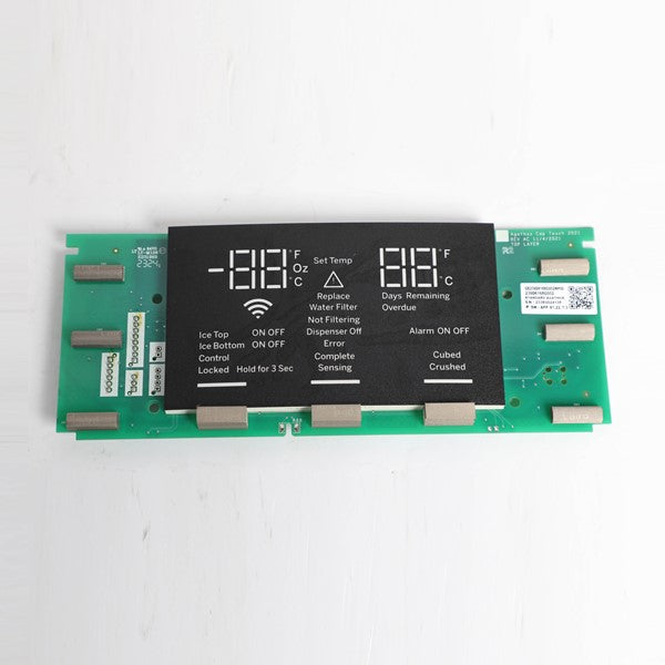 GE WR55X45225 Refrigerator LED Icon User-Interface PCB Assembly (Genuine OEM Part)