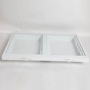 GE APPLIANCE WR71X42027 VEGETABLE DRAWER COVER WITH GLASS (GENUINE OEM PART)