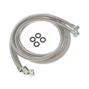 GE APPLIANCE WX14X10011 UNIVERSAL 6-FT STAINLESS STEEL HOSES 2PK (GENUINE OEM PART)