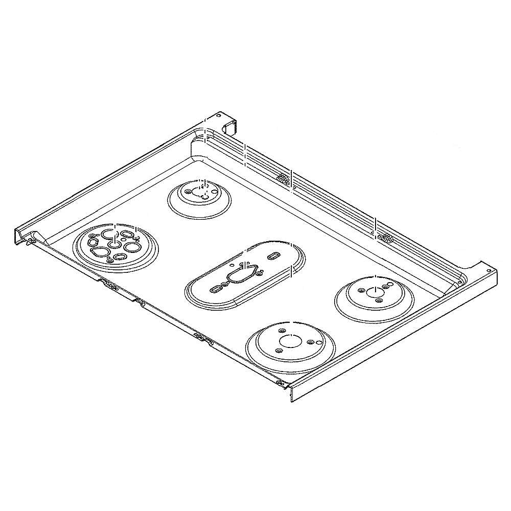 GE APPLIANCE WB62X28231 RANGE TOP (GENUINE OEM PART)