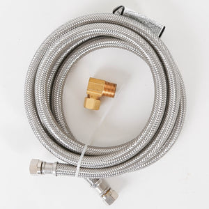 FRIGIDAIRE 5305516563 6FT DISHWASHER HOSE (STAINLESS) (GENUINE OEM PART)