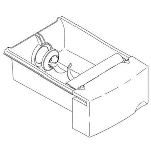 GE APPLIANCE WR29X43996 Refrigerator Ice Container / Bin Assembly (Genuine OEM Part)