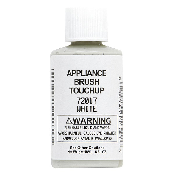WHIRLPOOL 72017 WHITE ACRYLIC APPLIANCE TOUCH-UP PAINT WITH BRUSH - 0.6 OZ - GENUINE OEM PART