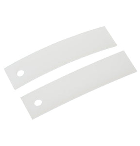 GE APPLIANCE WE03X37318 DRYER FRONT BEARING DRUM SLIDE WHITE 2-PACK - GENUINE OEM PART