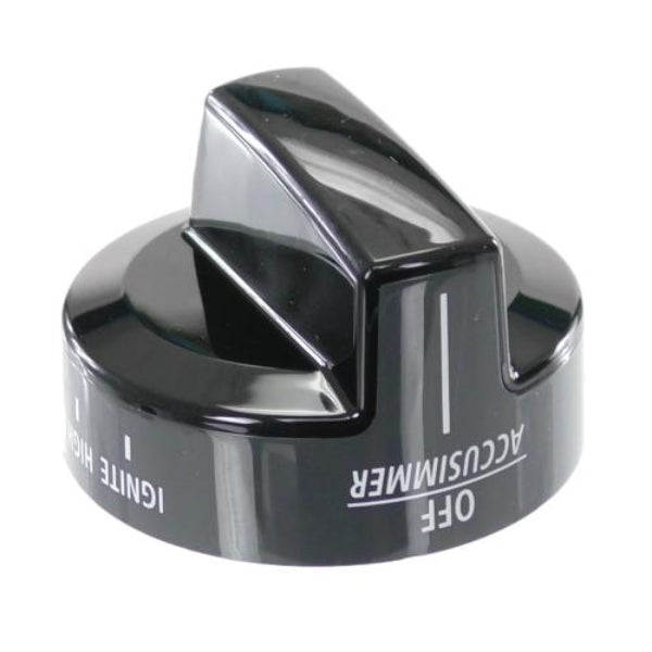 Whirlpool WPW10134131 Gas Range AccuSimmer Control Knob - Black (Genuine OEM Part)