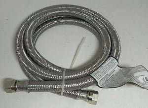 FRIGIDAIRE 5304503340 6-FOOT DISHWASHER HOSE (STAINLESS) (GENUINE OEM PART)