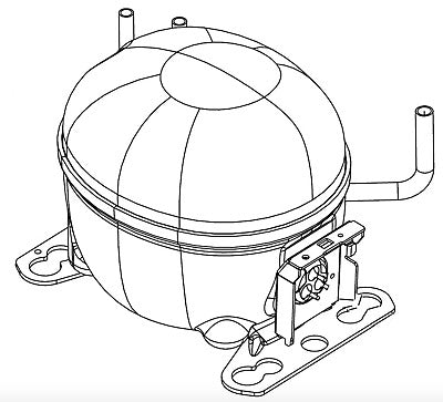 FRIGIDAIRE 5304507038 COMPRESSOR (GENUINE OEM PART)