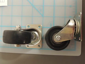 DANBY 1.02.08.02.015 UNIV WHEEL 3 - NO BRAKE BACK (GENUINE OEM PART)