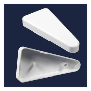 WHIRLPOOL 1119787 REFRIGERATOR HINGE COVER (WHITE) (GENUINE OEM PART)