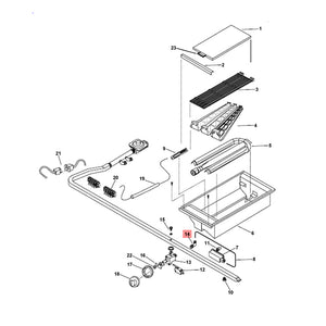 FISHER & PAYKEL 212149 ELBOW 3/8 T.O.D. - 3/8 (F) (genuine oem part)