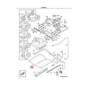 FRIGIDAIRE 316602002 BAFFLE OVEN BURNER (GENUINE OEM PART)