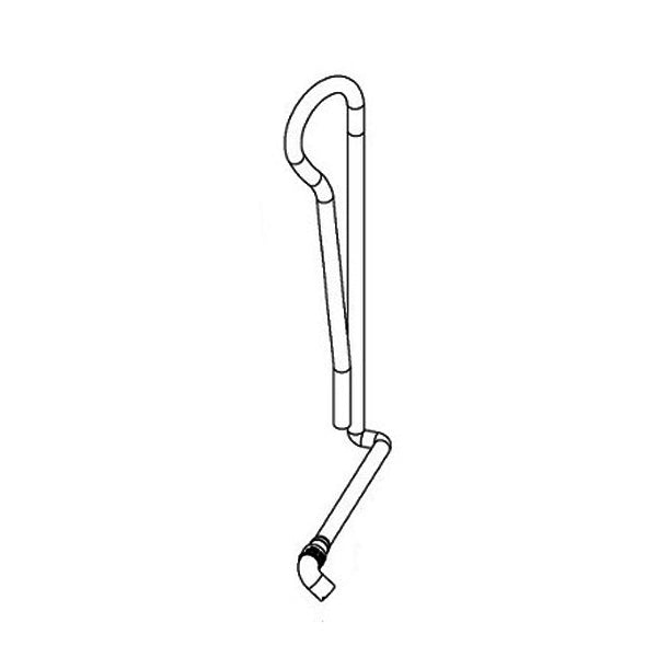 GE APPLIANCE WD24X29378 DISHWASHER HIGH LOOP DRAIN HOSE (genuine oem part) - Parts Solution Group