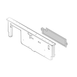 FRIGIDAIRE 5304518473 DISHWASHER CONTROL PANEL AND OVERLAY (BLACK) (genuine oem part)