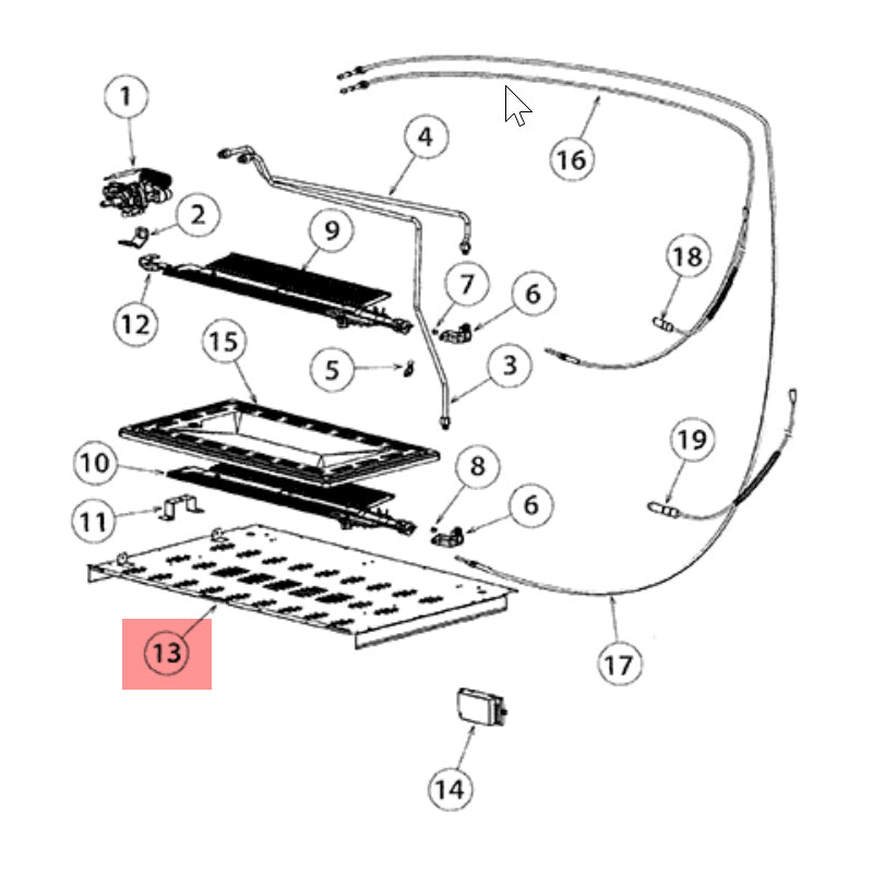 FISHER &amp; PAYKEL 577131 PANEL LOWER (genuine oem part) - Parts Solution Group