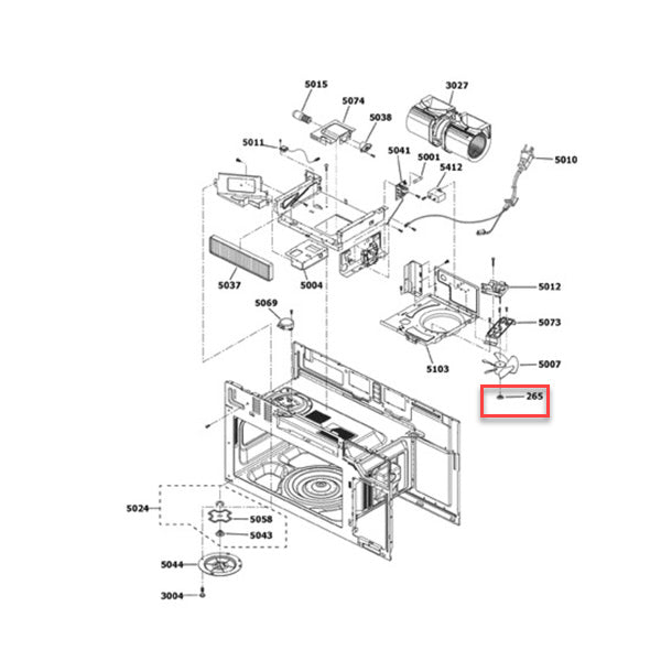 GE APPLIANCE WB01X10375 MICROWAVE OVEN CUSTOMIZED NUT (GENUINE OEM PART) - Parts Solution Group