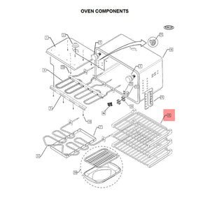 FISHER & PAYKEL 238421 RACK (genuine oem part)