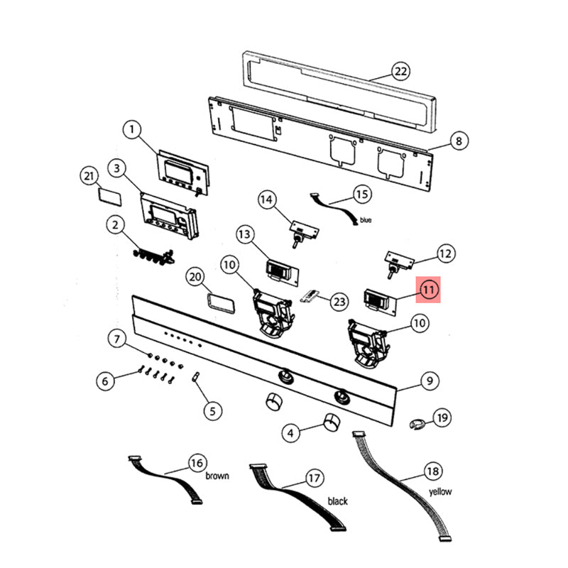 FISHER &amp; PAYKEL 546871 DISPLAY ENVELOPE (genuine oem part) - Parts Solution Group