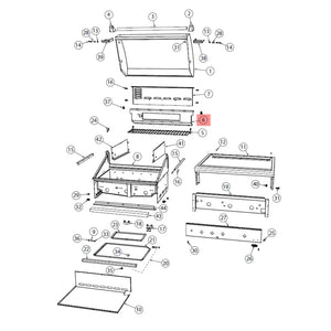 FISHER & PAYKEL 224759 WRAPPER I/R BURNER (genuine oem part)