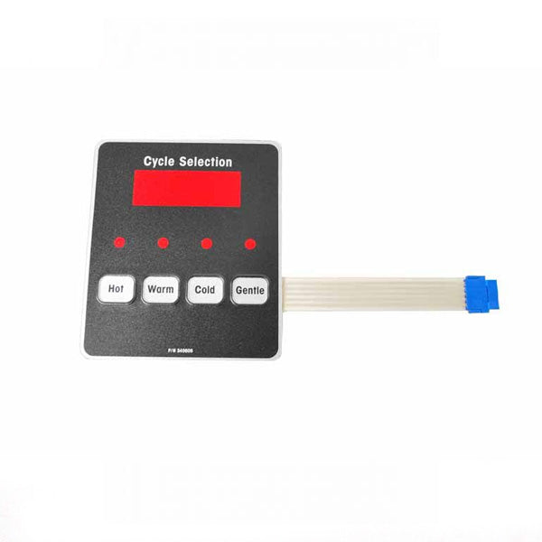 SPEED QUEEN F340605P WASHER SWITCH MEMBRANE KEYPAD (GENUINE OEM PART) - Parts Solution Group