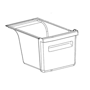 GE APPLIANCE WR71X30246 REFRIGERATOR VEGETABLE PAN (genuine oem part)