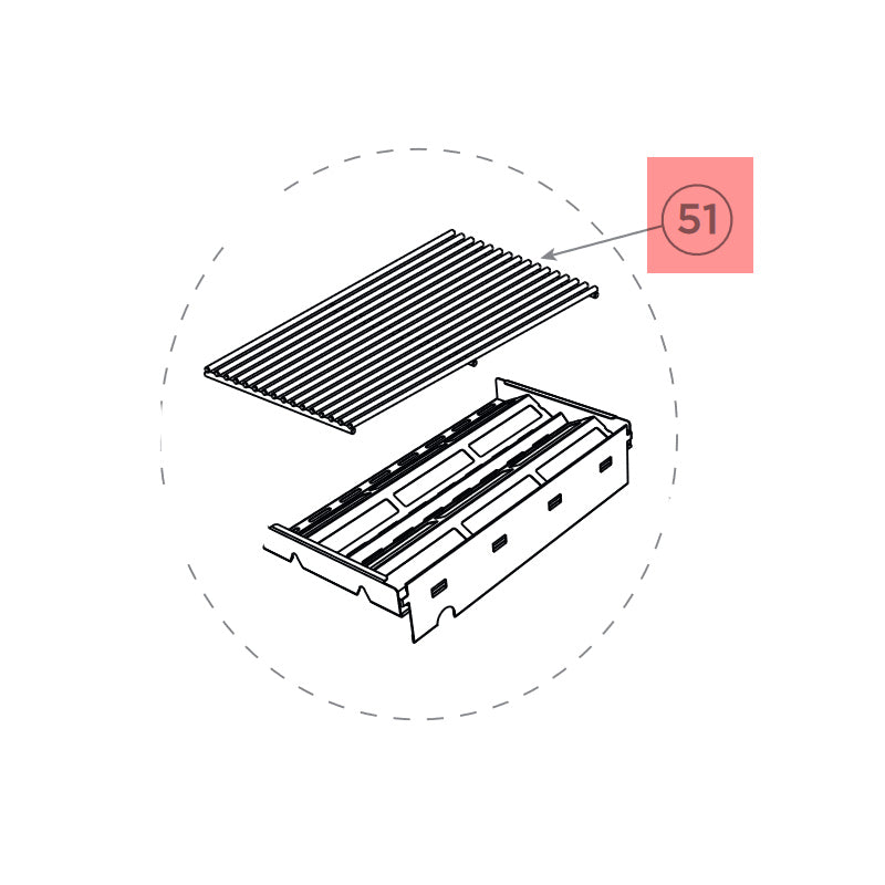 FISHER &amp; PAYKEL 250816P GRATE GRILL RACK (genuine oem part) - Parts Solution Group