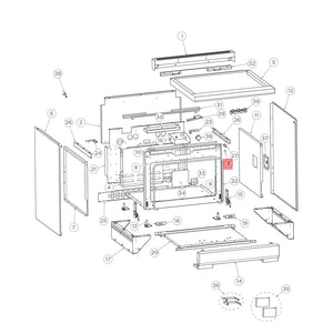 FISHER & PAYKEL 249462P DOOR BUMPER (genuine oem part)