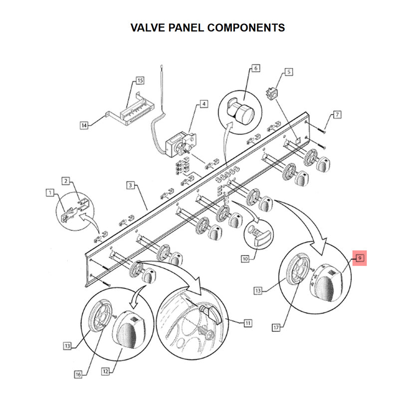 FISHER &amp; PAYKEL 240572 KNOB ASSEMBLY (genuine oem part) - Parts Solution Group