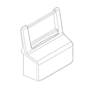 WHIRLPOOL W11427433 REFRIGERATOR ICE CONTAINER FRONT COVER (REPLACES W10189191) (GENUINE OEM PART)