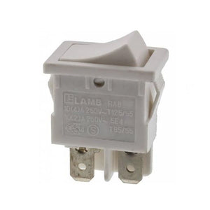 SPEED QUEEN 38424W WASHER/DRYER ROCKER SWITCH SPST WHITE (GENUINE OEM PART)