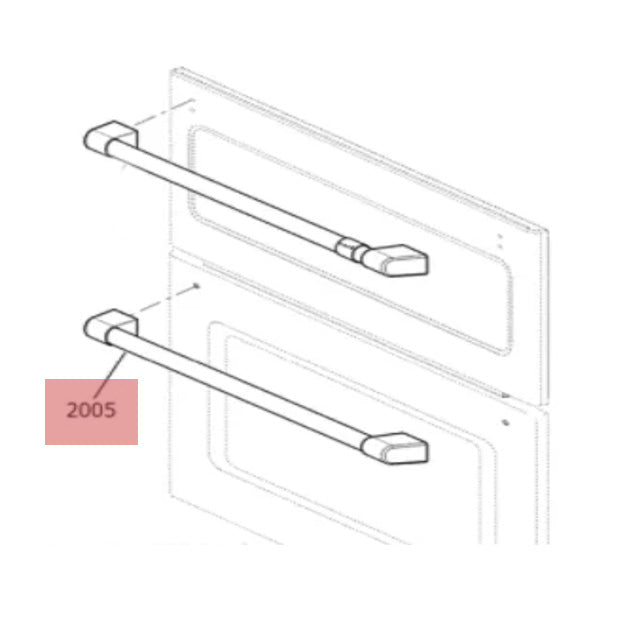 GE APPLIANCE WB15X33772 OVEN HANDLE (BRUSHED COPPER) (GENUINE OEM PART) - Parts Solution Group
