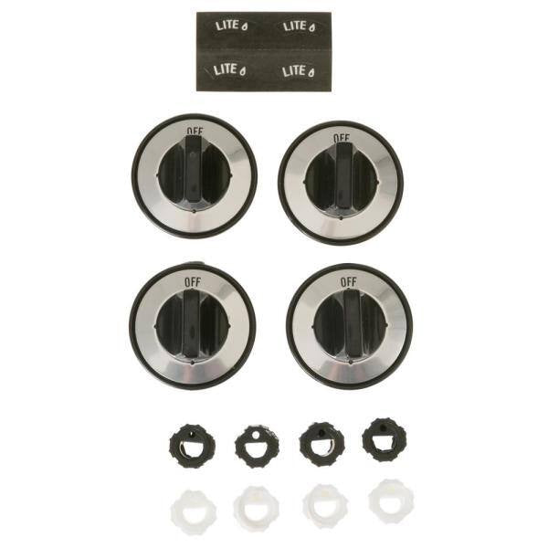 GE APPLIANCE PM3X88DS RANGE SURFACE BURNER KNOB KIT (GENUINE OEM PART) - Parts Solution Group