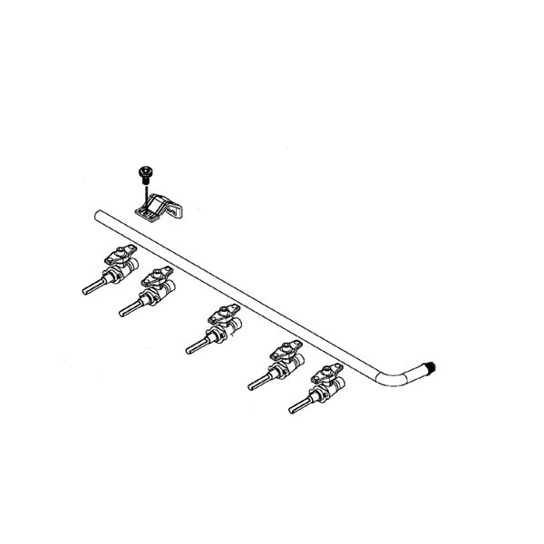 WHIRLPOOL W10538763 RANGE SURFACE BURNER MANIFOLD ASSEMBLY (GENUINE OEM PART) - Parts Solution Group