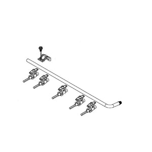 WHIRLPOOL W10538763 RANGE SURFACE BURNER MANIFOLD ASSEMBLY (GENUINE OEM PART)