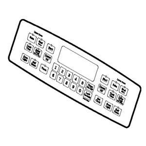 GE APPLIANCE 7X20023 FACEPLATE GRAPHICS (DG) (genuine oem part)