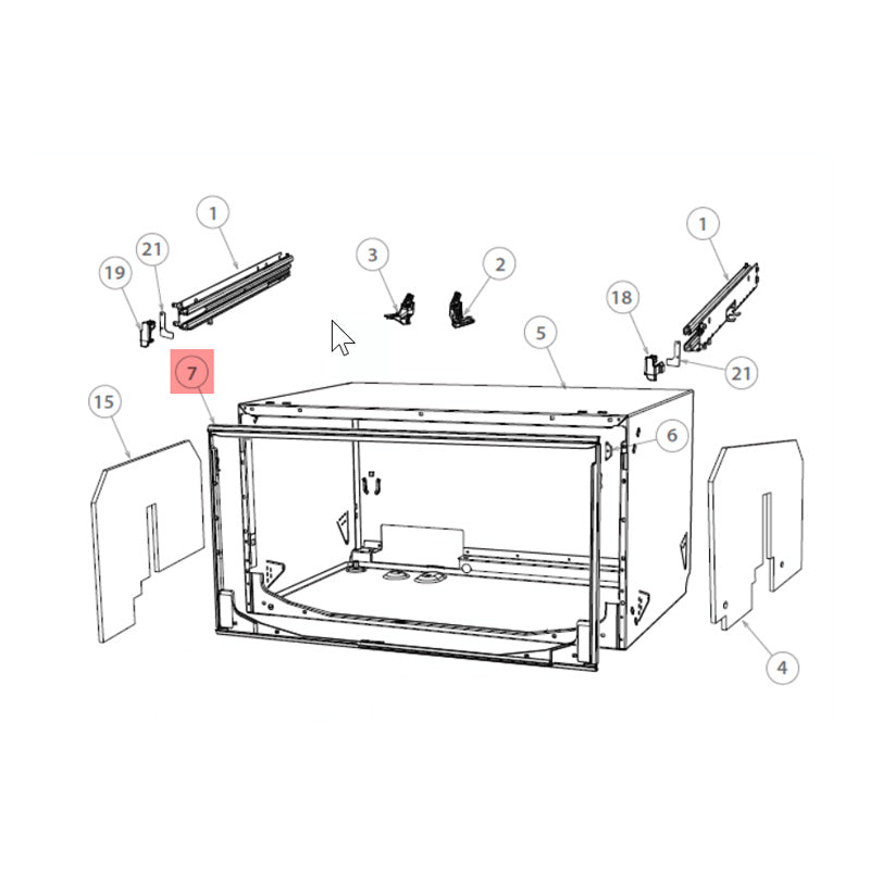 FISHER &amp; PAYKEL 523011 TRIM ASSEMBLY (genuine oem part) - Parts Solution Group