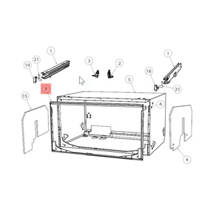 FISHER & PAYKEL 523011 TRIM ASSEMBLY (genuine oem part)