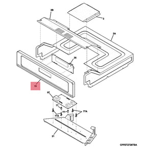 FRIGIDAIRE 5304510999 CONTROL PANEL ASSEMBLY (genuine oem part)