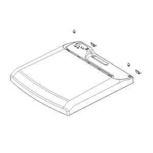 LG APPLIANCES AGU72925524 TOP PLATE ASSEMBLY (genuine oem part)