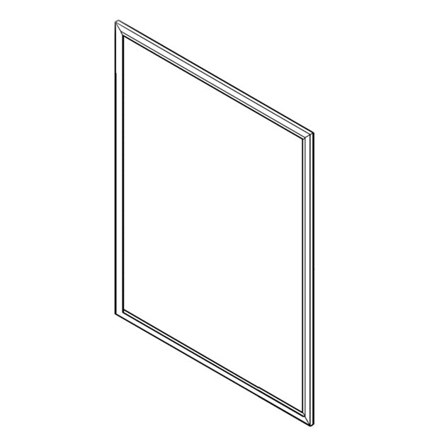 WHIRLPOOL W10443310 REFRIGERATOR DOOR GASKET (APOLLO GRAY) (REPLACES W10180619) (GENUINE OEM PART)